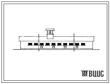 Типовой проект 802-40 Свинарник для содержания 600 голов попросят-отъемышей и 50 голов ремонтного молодняка в товарных фермах.