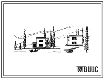 Типовой проект 144-19-18 Двухэтажный одноквартирный четырехкомнатный жилой дом. Для строительства в Белорусской ССР. Расчетная наружная температура -25 0С.