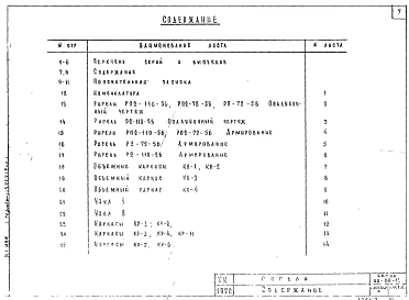 Выпуск 2 Железобетонные предварительно напряженные и ненапряженные ригели. Рабочие чертежи