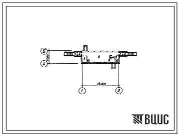 Типовой проект А-II,III-150-226.83 Отдельно стоящее заглубленное здание вспомогательного назначения, (убежище на 150 человек, размеры убежища 18м на 6м, режимы вентиляции 1,2).