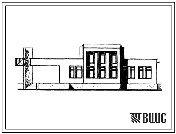 Типовой проект 501-226 Железнодорожный вокзал на 25 пассажиров (стены кирпичные)