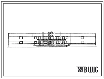 Типовой проект 223-1-552с.13.87 Общеобразовательная трудовая политехническая школа с продленным днем на 13 классов (489-504 учащихся). Для Грузинской ССР