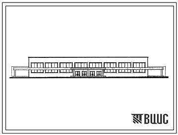 Типовой проект 274-14-3 Рыночный павильон на 157 торговых мест