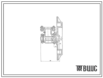 Проект Н6051 Горелка дутьевая унифицированная вихревая для низкокалорийных газов , среднефакельная , производительностью 0,1 Гкал/ч ГДУВ-0,1-Н2