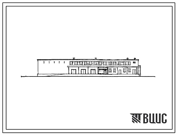 Типовой проект 701-2-5 Склад для хранения промышленных товаров площадью 1200 м2.