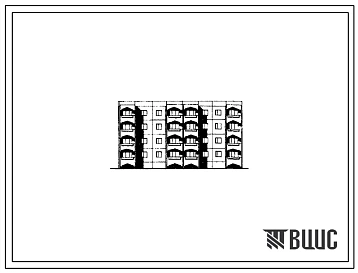 Типовой проект 105-032с/1 Блок-секция четырехэтажная 20-квартирная торцовая левая ( однокомнатных 1Б — 8, двухкомнатных 2Б — 8, трехкомнатных 3Б — 4). Для строительства во IIВ климатическом подрайоне Киргизской ССР, выше 1000 м над уровнем моря.
