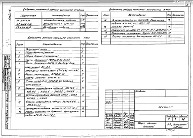 Альбом 6. КЖИ 1-11 Железобетонные изделия. КМИ 1-14 Металлические изделия. КДИ 1-10 Деревянные изделия