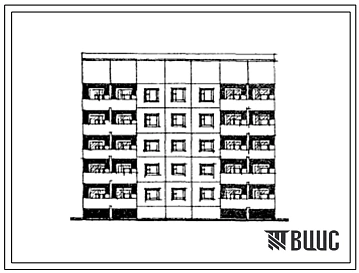 Типовой проект 121-0141.13.87 Блок-секция 5-этажная 20-квартирная поворотная правая 1.2.3.3 (для строительства в Ленинградской области)