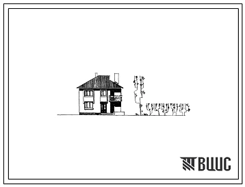 Типовой проект 145-34-10с Двухэтажный блокированный жилой дом с 4-х комнатной квартирой в двух уровнях Для строительства в 3 климатическом районе, 3Б климатических подрайонах сейсмичностью 7 и 8 баллов