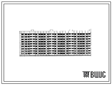 Типовой проект 1Лг-600-5 Девятиэтажный семисекционный крупнопанельный жилой дом на 251 квартиру.