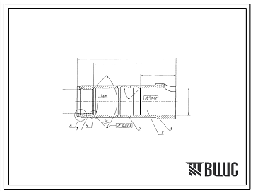 Шифр ПЭМ025.160.11.00.300 Трубка разделительная ПЭМ025.160.11.00.300
