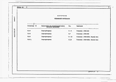 Альбом 2 Спецификации оборудования.     