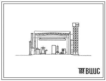 Типовой проект 405-4-50 Станция кислородная К-0,15 производительностью 150 м3/час