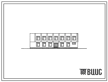 Типовой проект 264-18-1 Встроенно-пристроенных к торцу жилого дома блок библиотеки на 50 тыс. единиц хранения. Со стенами из кирпича. Для строительства в 1В климатическом подрайоне, 2 и 3 климатических районах