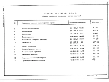 Альбом 21 Часть 1  Спецификация оборудования. Поставка заказчика 