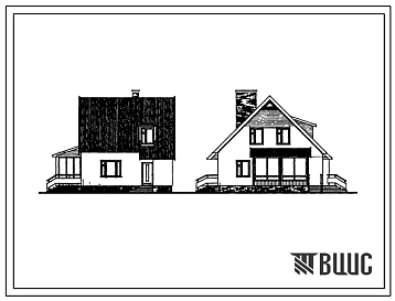 Типовой проект 143-216-10 Одноквартирный мансардный 4-комнатный жилой дом
