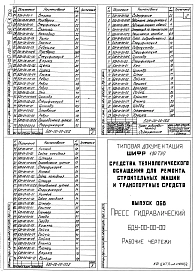 Выпуск 068 Пресс гидравлический БДУ-00-00-00