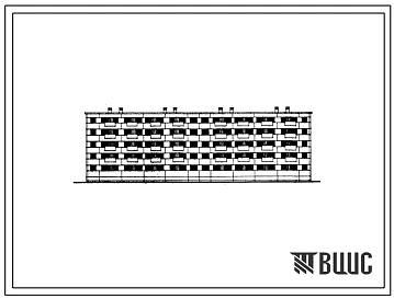 Типовой проект 1-467Д-15 Пятиэтажный четырехсекционный крупнопанельный жилой дом на 60 квартир широтной ориентации (однокомнатных 10, двухкомнатных малых 10, двухкомнатных 20, трехкомнатных 20). Для строительства во II и III строительно-климатических