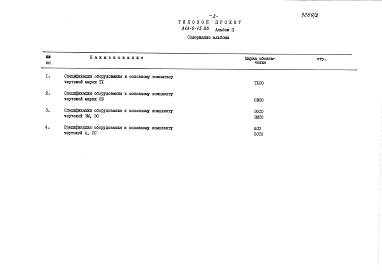 Альбом 2 Спецификации оборудования.