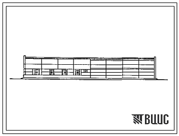 Типовой проект 709-9-81.87 Закрытые склады для ремонтно-производственных баз и ремонтно-эксплуатационных пунктов электросетей. Закрытый склад для РПБ-3 общей площадью 579 м2 (в панелях)