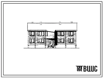 Типовой проект 111-139-21м.85 Односекционный дом на 8 квартир (двухкомнатных – 4, трехкомнатных – 4). Ориентация свободная. Общая площадь 510 м2 (СТЕНЫ ИЗ ПАНЕЛЕЙ С ДЕРЕВЯННЫМ КАРКАСОМ И ОБШИВКОЙ ИЗ ФАНЕРЫ, Перекрытия – панели с деревянным каркасом, Полн