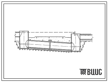 Типовой проект 820-01-34с.84 Сооружения на лотковой распределительной сети при уклонах меньше критических. Переезды — дюкеры на лотковых каналах.