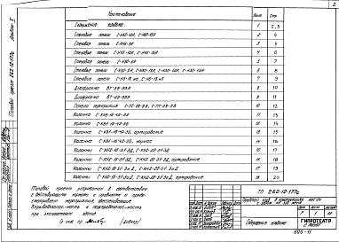 Альбом 10 Конструктивные чертежи, изделия заводского изготовления