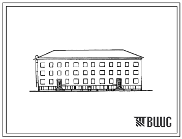 Типовой проект 1-309-11 Трехэтажный дом на 24 квартиры для малосемейных со стенами из мелких блоков