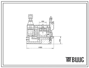 Типовой проект 406-9-259.83 Печь нагревательная двухкамерная, размеры пода 2(1,04х0,93) м, на газе низкого давления с отводом дыма вниз
