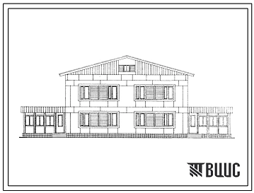 Типовой проект 143-47-29с.85 2-этажный 2-квартирный жилой дом с квартирами типа 4Б в двух уровнях. Для строительства во 2В и 3В климатических подрайонах Казахской ССР сейсмичностью 7 и 8 баллов.