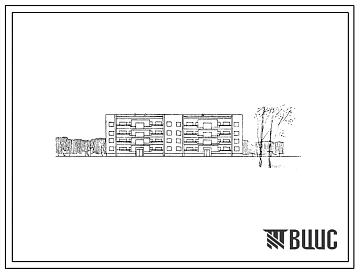 Типовой проект 77-04П Двойная блок-секция четырехэтажного дома, торцевая на 16 квартир (четырехкомнатных-8, пятикомнатных-8). Для строительства в 4 строительно-климатической зоне, на просадочных грунтах 2 типа.