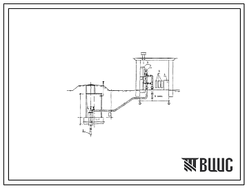 Типовой проект 901-2-194.91 Насосная станция на водозаборной скважине с насосами ЭЦВ производительностью от 30 до 75 м3/ч и бактерицидными установками ОВ-50