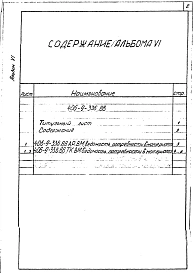 Альбом 6 Ведомости потребности в материалах.