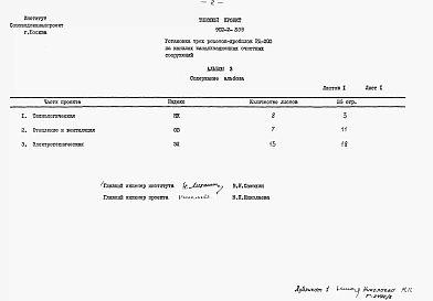 Альбом 3 Заказные спецификации