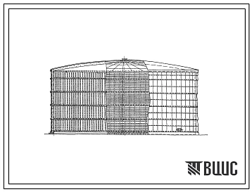 Типовой проект 700-8 Тепловая изоляция вертикального стального резервуара емкостью 20000 м.куб..
