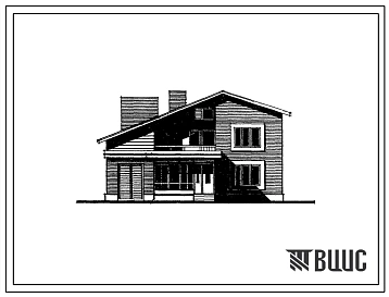 Типовой проект 144-24-138/1.2 Одноквартирный жилой дом с пятикомнатной квартирой в двух уровнях с гаражом. Для индивидуальных застройщиков южных районов Украинской ССР.