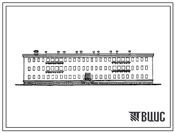Типовой проект 2с-02-1 Интернат на 214 мест для строительства в Арктике и на крайнем севере.