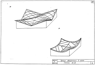 Альбом 0 Конструктивные решения висячих покрытий большепролетных зданий. Схемы покрытий, проектная проработка отдельных схем, узлы и детали.