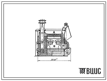 Типовой проект 406-9-327.86 Печь нагревательная камерная размерами пода 2,09 х 1,62 м на газе и мазуте с отводом дыма вверх