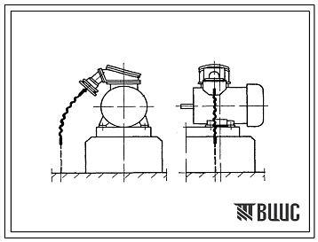 Серия ЭК-06-4 Присоединения к электрическим машинам во взрывоопасных установках (двигатели типа ВАО). Материалы для проектирования.
