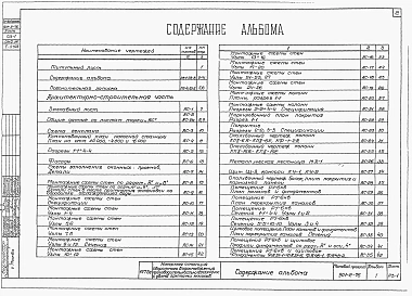Альбом 1 Архитектурно-строительная, технологическая, механическая и санитарно-техническая части