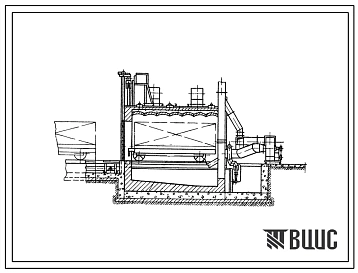 Типовой проект 406-9-80 Камерное сушило объемом 60 м3 для форм и стержней на газе