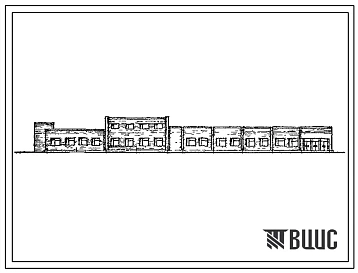 Типовой проект ЦВП-80.82Т (04-66-КК) Столовая солдатская односменная на 500 посадочных мест   со стенами из кирпича и внутренним железобетонным каркасом серии ИИ-04