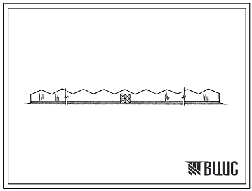 Типовой проект 810-1-6.83 Блок зимних почвенных теплиц площадью 6 га (под одной кровлей) для районов с температурой наружного воздуха -40С.