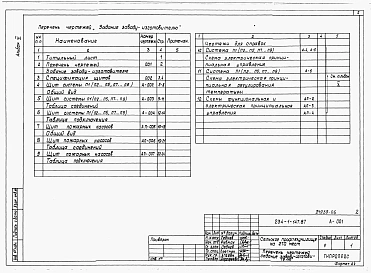 Альбом 6 Задание заводу-изготовителю на щиты автоматизации