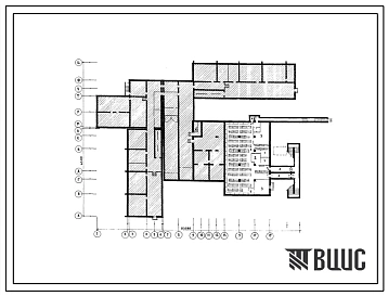 Типовой проект А-3-900(224-1-528.86) Хозяйственно-бытовые помещения в подвале школы на 33 класса(1251-1296 учащихся), (убежище на 900 человек, размеры убежища 83,2м на 63,4м, режимы вентиляции 1,2).