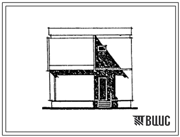 Типовой проект 141-129-31с.13.86 2-этажный одноквартирный 4-комнатный жилой дом для городской низко-плотной застройки с вариантами блокировки. Зеркальный (для Армянской ССР)