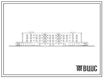 Типовой проект 114-109-25с Четырехэтажный четырехсекционный жилой дом на 34 квартиры с магазинами в торцах.