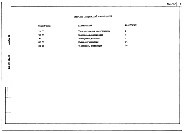 Альбом 4 Спецификация оборудования