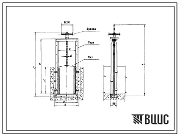Серия 3.901-8 Затворы щитовые для прямоугольных открытых лотков. Рабочие чертежи.